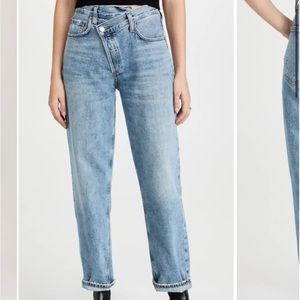 AGOLDE NWT Criss Cross Jean Eternal